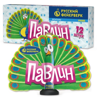 Павлин F Пиротехнический фонтан купить в Покрове | pokrov.salutsklad.ru