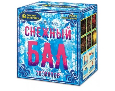 Снежный бал Батарея салютов купить в Покрове | pokrov.salutsklad.ru