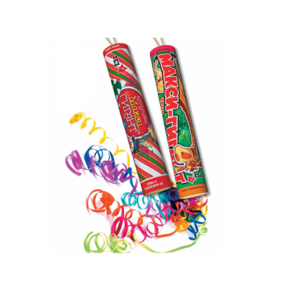 Макси-Гигант с серпантином Хлопушки купить в Покрове | pokrov.salutsklad.ru